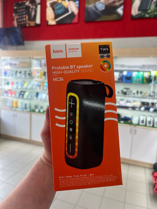 Колонки Bluetooth Hoco HC36, 10Вт, 1200мАч